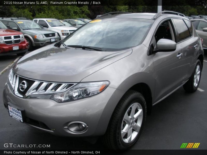 Platinum Graphite Metallic / Black 2010 Nissan Murano SL AWD