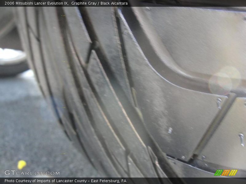 Graphite Gray / Black Alcantara 2006 Mitsubishi Lancer Evolution IX