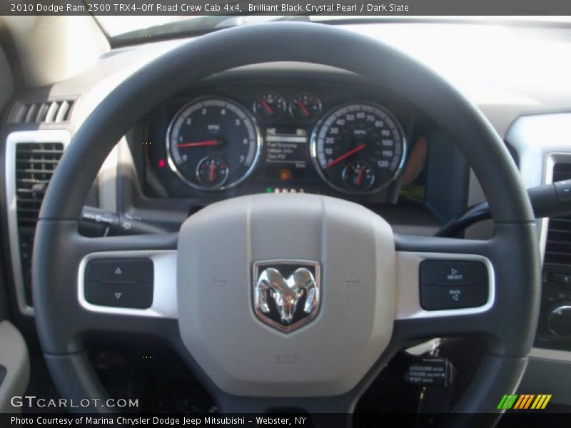 Brilliant Black Crystal Pearl / Dark Slate 2010 Dodge Ram 2500 TRX4-Off Road Crew Cab 4x4