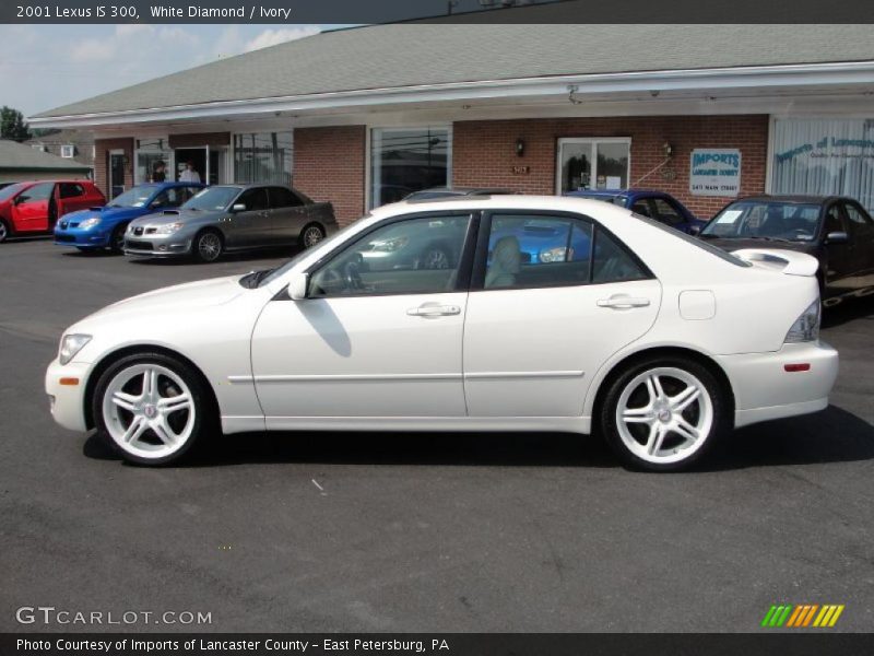 White Diamond / Ivory 2001 Lexus IS 300