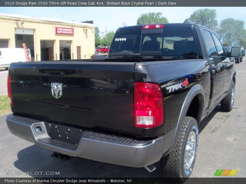 Brilliant Black Crystal Pearl / Dark Slate 2010 Dodge Ram 2500 TRX4-Off Road Crew Cab 4x4
