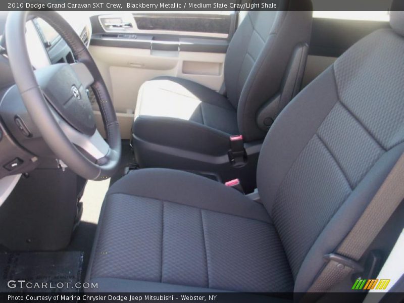 Blackberry Metallic / Medium Slate Gray/Light Shale 2010 Dodge Grand Caravan SXT Crew