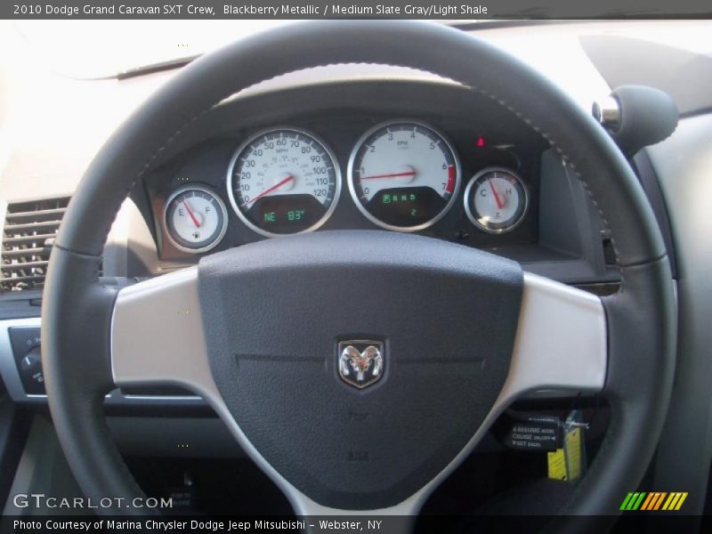 Blackberry Metallic / Medium Slate Gray/Light Shale 2010 Dodge Grand Caravan SXT Crew