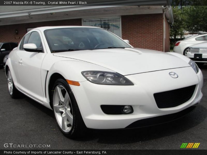 Crystal White Pearl / Black 2007 Mazda RX-8 Touring