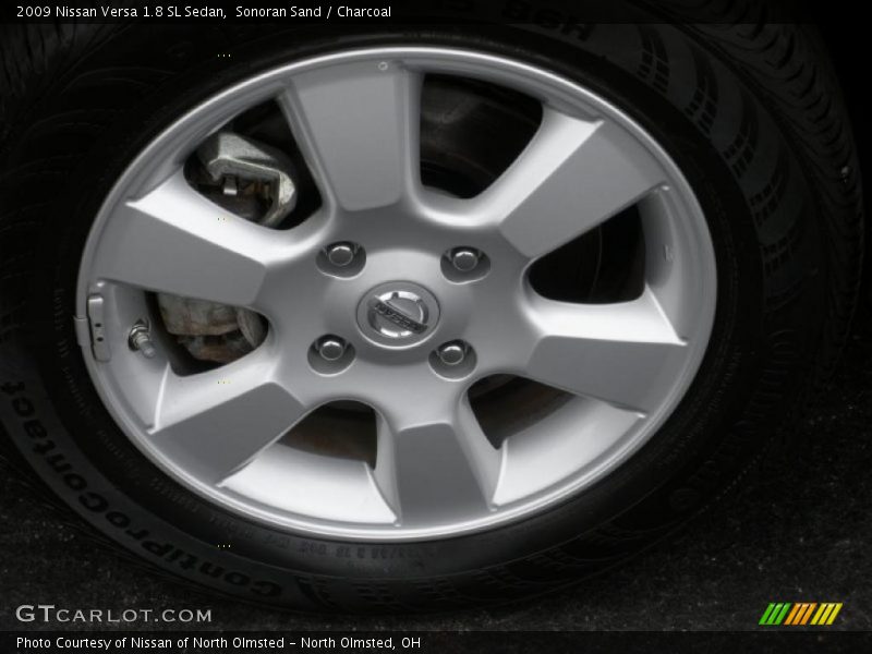 Sonoran Sand / Charcoal 2009 Nissan Versa 1.8 SL Sedan