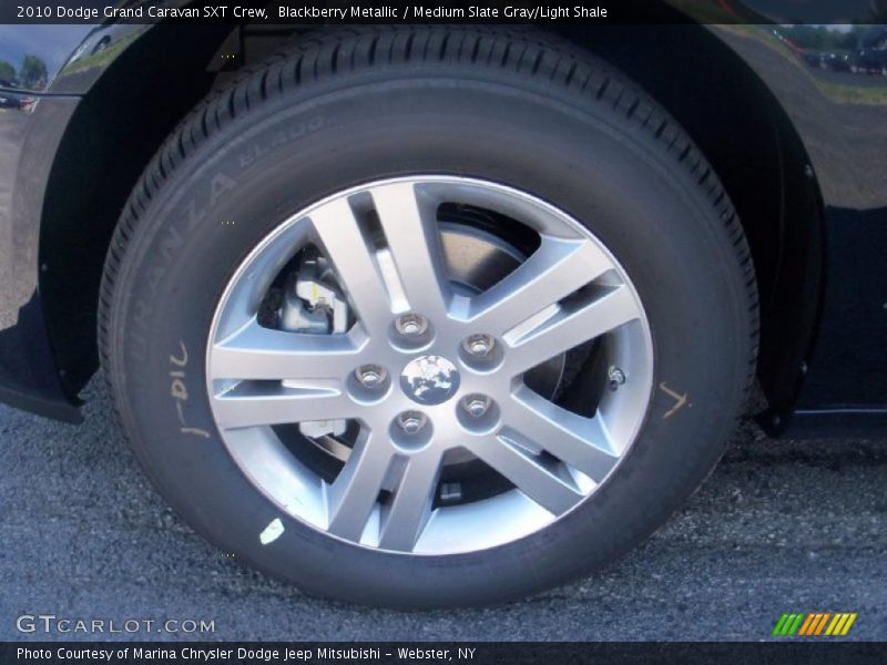 Blackberry Metallic / Medium Slate Gray/Light Shale 2010 Dodge Grand Caravan SXT Crew