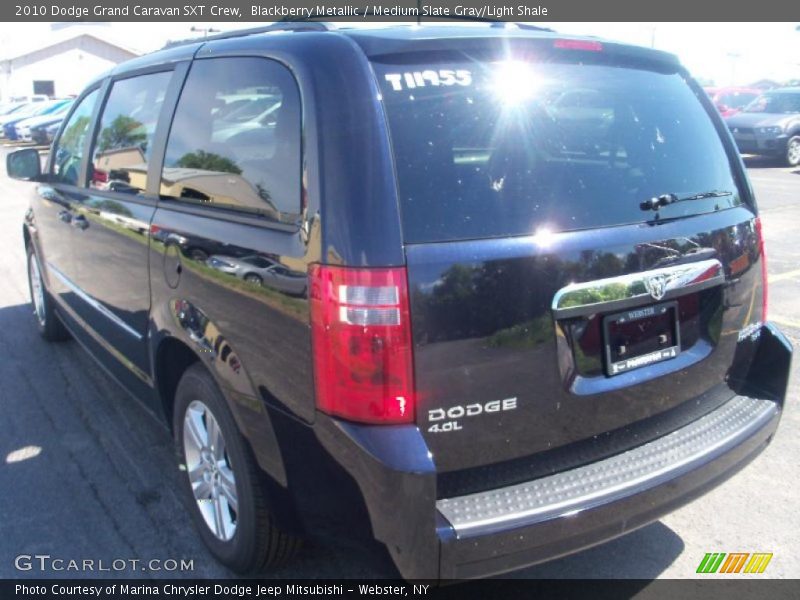 Blackberry Metallic / Medium Slate Gray/Light Shale 2010 Dodge Grand Caravan SXT Crew