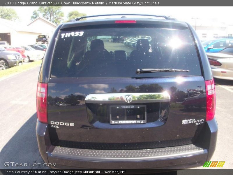 Blackberry Metallic / Medium Slate Gray/Light Shale 2010 Dodge Grand Caravan SXT Crew