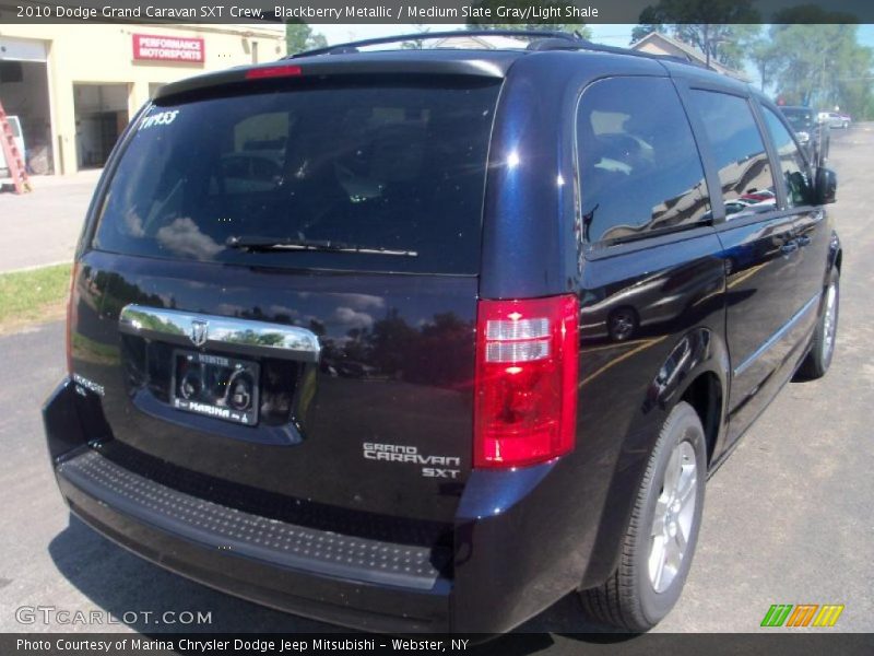Blackberry Metallic / Medium Slate Gray/Light Shale 2010 Dodge Grand Caravan SXT Crew