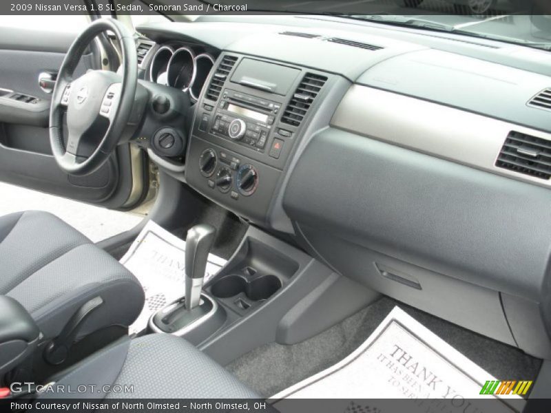 Sonoran Sand / Charcoal 2009 Nissan Versa 1.8 SL Sedan