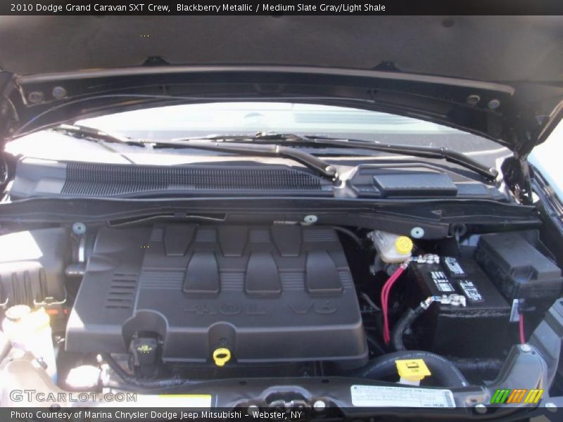 Blackberry Metallic / Medium Slate Gray/Light Shale 2010 Dodge Grand Caravan SXT Crew