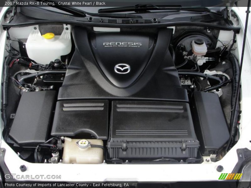 Crystal White Pearl / Black 2007 Mazda RX-8 Touring