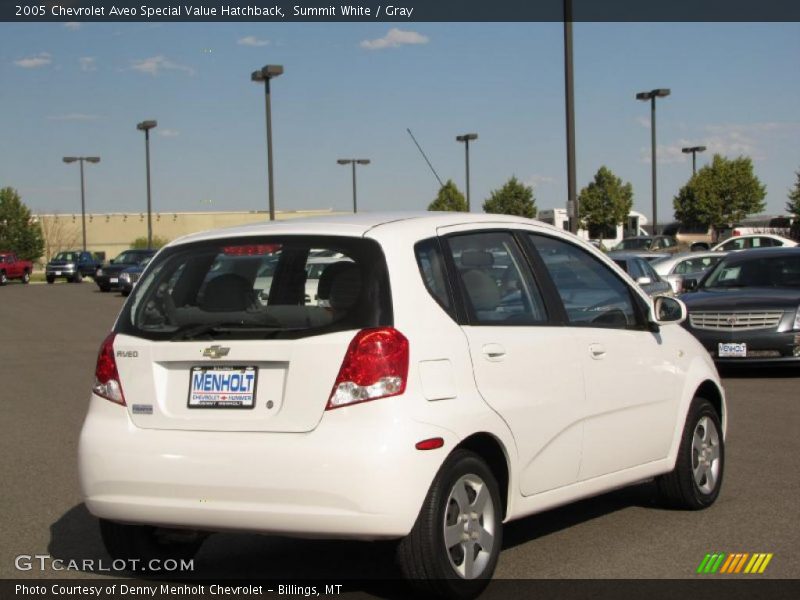 Summit White / Gray 2005 Chevrolet Aveo Special Value Hatchback