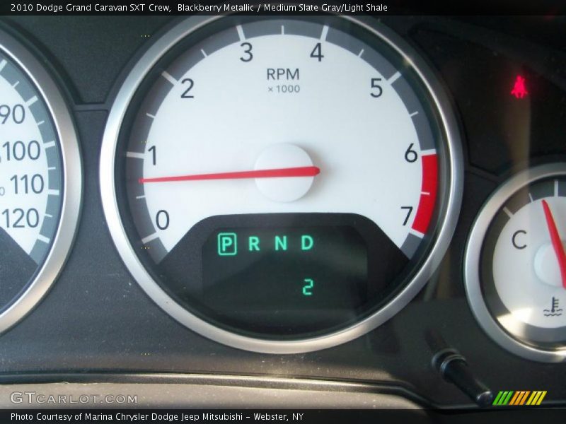 Blackberry Metallic / Medium Slate Gray/Light Shale 2010 Dodge Grand Caravan SXT Crew