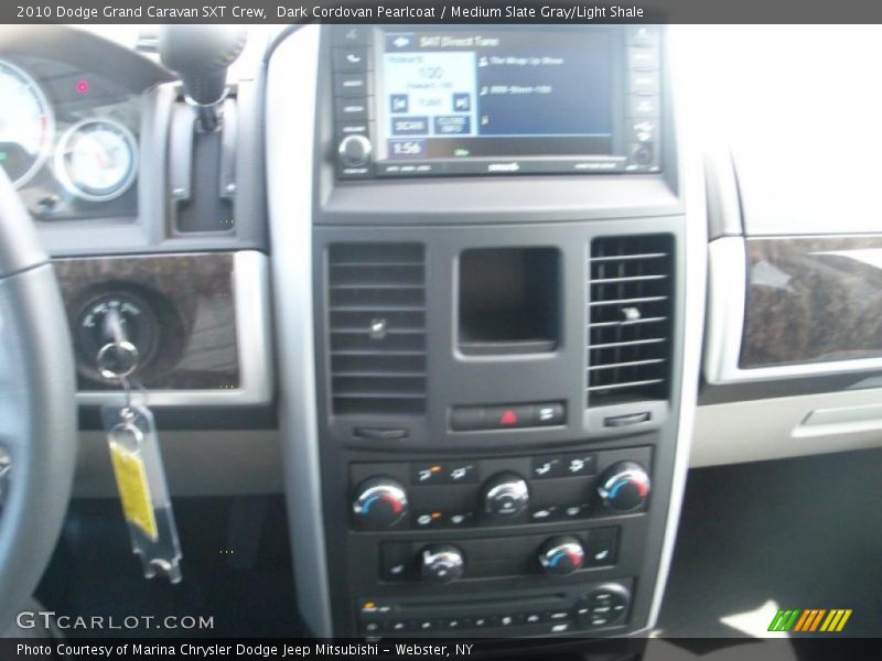 Dark Cordovan Pearlcoat / Medium Slate Gray/Light Shale 2010 Dodge Grand Caravan SXT Crew