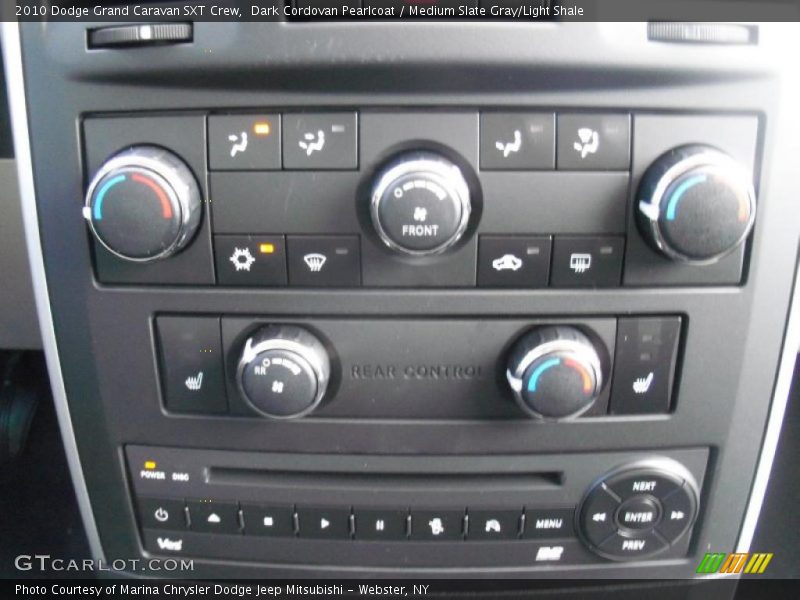 Dark Cordovan Pearlcoat / Medium Slate Gray/Light Shale 2010 Dodge Grand Caravan SXT Crew