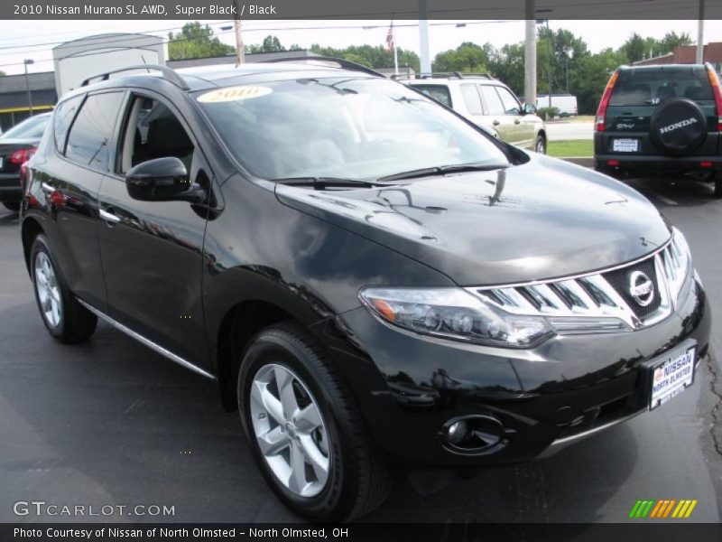 Super Black / Black 2010 Nissan Murano SL AWD