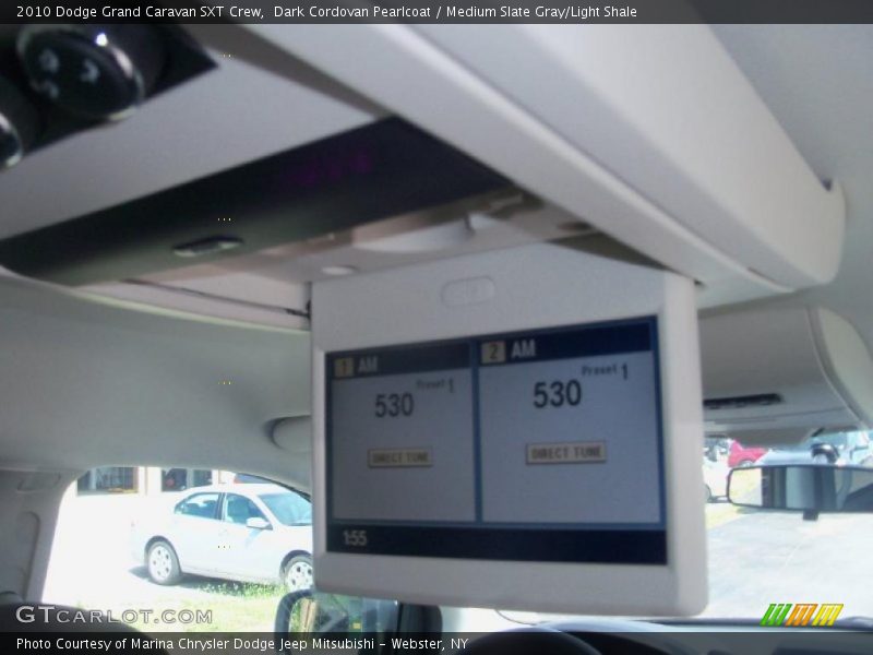 Dark Cordovan Pearlcoat / Medium Slate Gray/Light Shale 2010 Dodge Grand Caravan SXT Crew