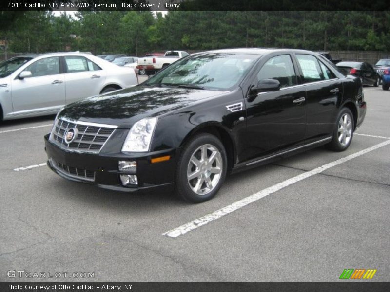 Black Raven / Ebony 2011 Cadillac STS 4 V6 AWD Premium