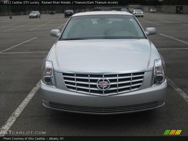 Radiant Silver Metallic / Titanium/Dark Titanium Accents 2011 Cadillac DTS Luxury