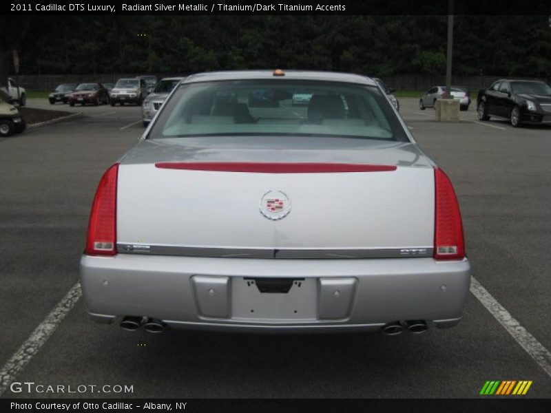 Radiant Silver Metallic / Titanium/Dark Titanium Accents 2011 Cadillac DTS Luxury