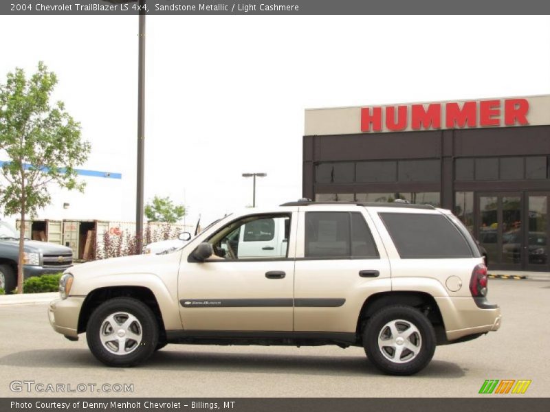 Sandstone Metallic / Light Cashmere 2004 Chevrolet TrailBlazer LS 4x4