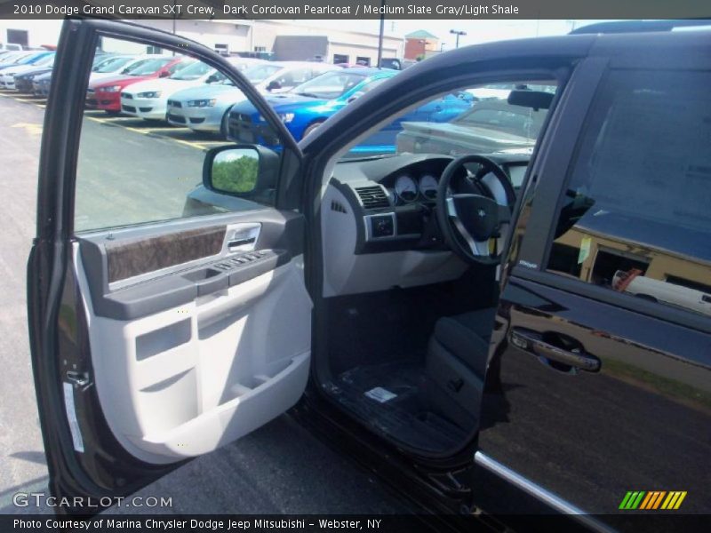 Dark Cordovan Pearlcoat / Medium Slate Gray/Light Shale 2010 Dodge Grand Caravan SXT Crew