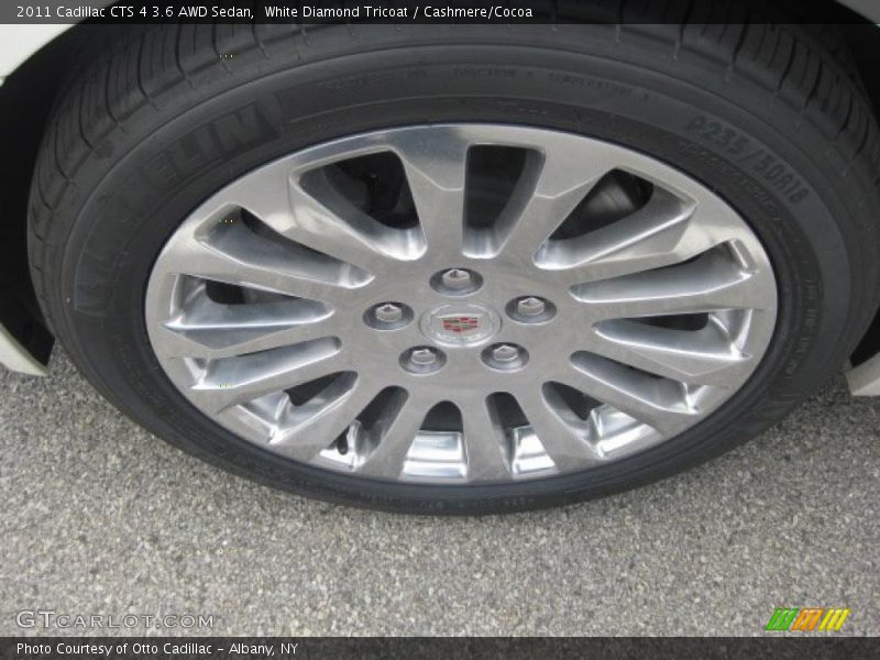 White Diamond Tricoat / Cashmere/Cocoa 2011 Cadillac CTS 4 3.6 AWD Sedan