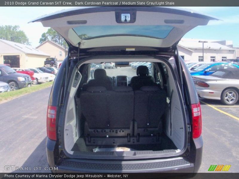 Dark Cordovan Pearlcoat / Medium Slate Gray/Light Shale 2010 Dodge Grand Caravan SXT Crew