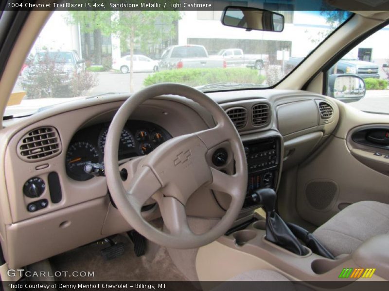 Sandstone Metallic / Light Cashmere 2004 Chevrolet TrailBlazer LS 4x4