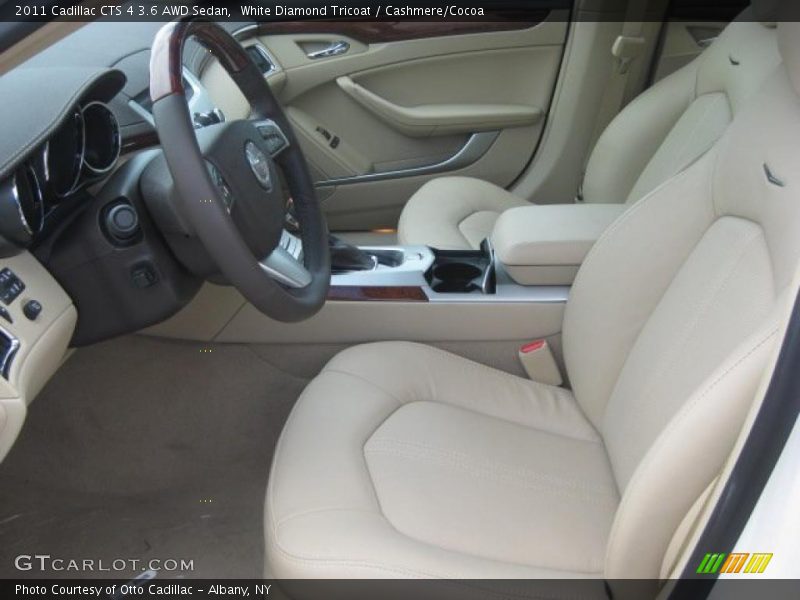 White Diamond Tricoat / Cashmere/Cocoa 2011 Cadillac CTS 4 3.6 AWD Sedan