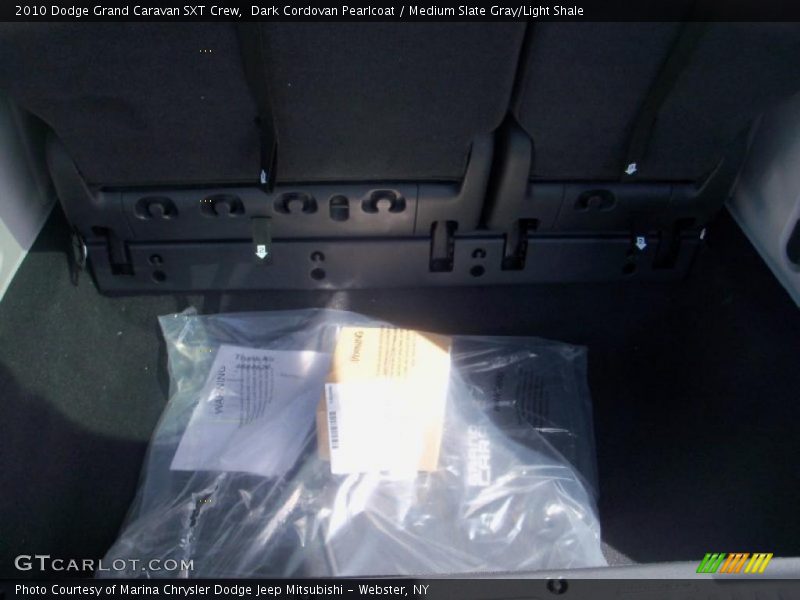 Dark Cordovan Pearlcoat / Medium Slate Gray/Light Shale 2010 Dodge Grand Caravan SXT Crew