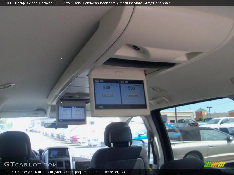 Dark Cordovan Pearlcoat / Medium Slate Gray/Light Shale 2010 Dodge Grand Caravan SXT Crew