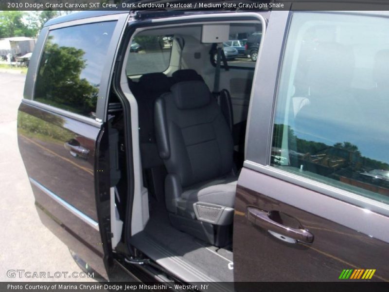 Dark Cordovan Pearlcoat / Medium Slate Gray/Light Shale 2010 Dodge Grand Caravan SXT Crew
