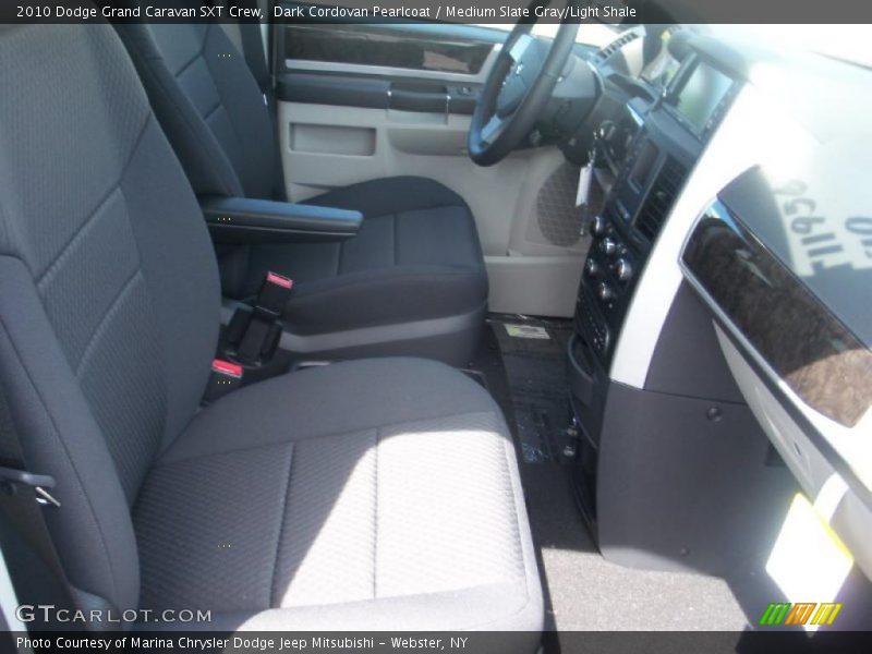 Dark Cordovan Pearlcoat / Medium Slate Gray/Light Shale 2010 Dodge Grand Caravan SXT Crew
