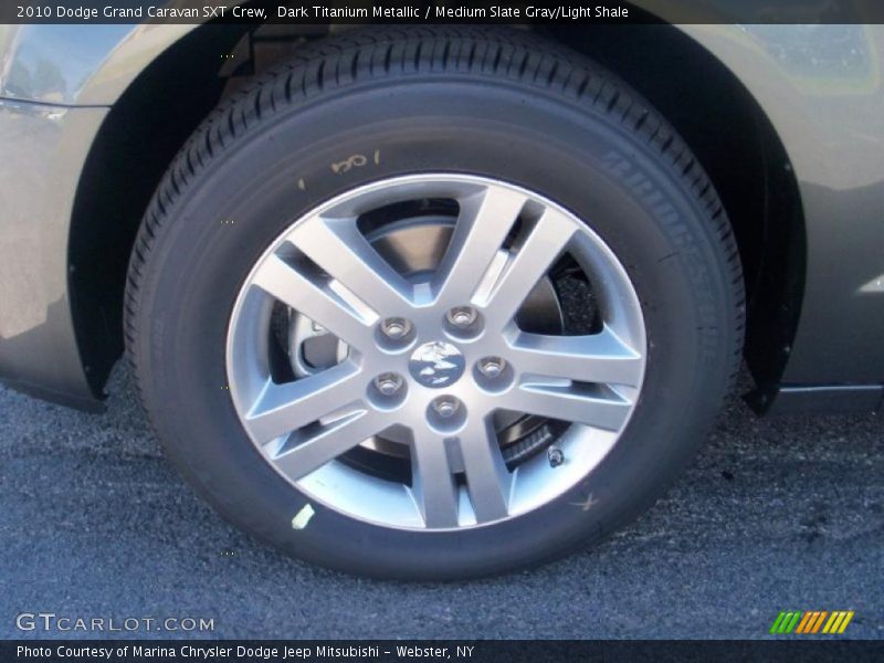 Dark Titanium Metallic / Medium Slate Gray/Light Shale 2010 Dodge Grand Caravan SXT Crew