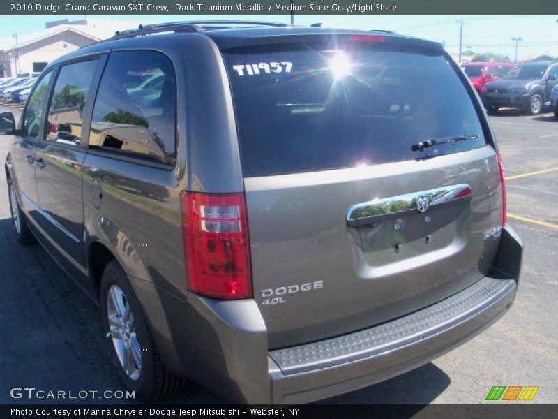 Dark Titanium Metallic / Medium Slate Gray/Light Shale 2010 Dodge Grand Caravan SXT Crew