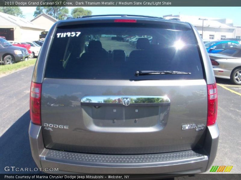 Dark Titanium Metallic / Medium Slate Gray/Light Shale 2010 Dodge Grand Caravan SXT Crew