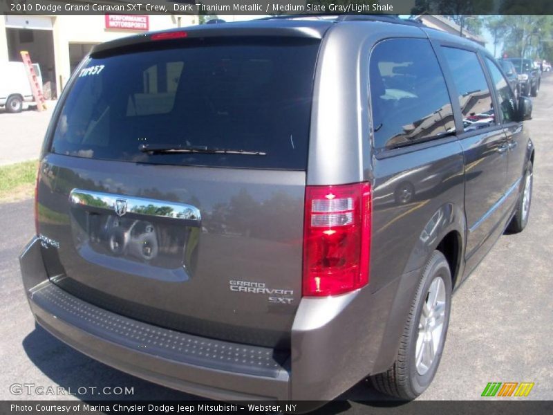 Dark Titanium Metallic / Medium Slate Gray/Light Shale 2010 Dodge Grand Caravan SXT Crew