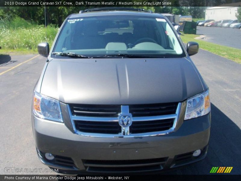 Dark Titanium Metallic / Medium Slate Gray/Light Shale 2010 Dodge Grand Caravan SXT Crew