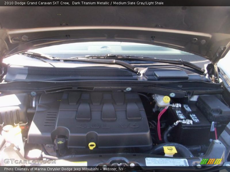 Dark Titanium Metallic / Medium Slate Gray/Light Shale 2010 Dodge Grand Caravan SXT Crew
