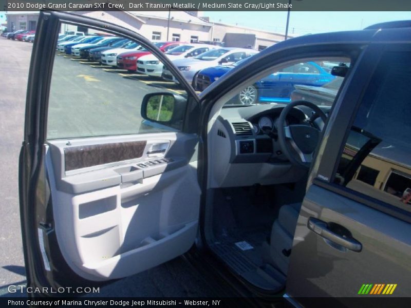 Dark Titanium Metallic / Medium Slate Gray/Light Shale 2010 Dodge Grand Caravan SXT Crew