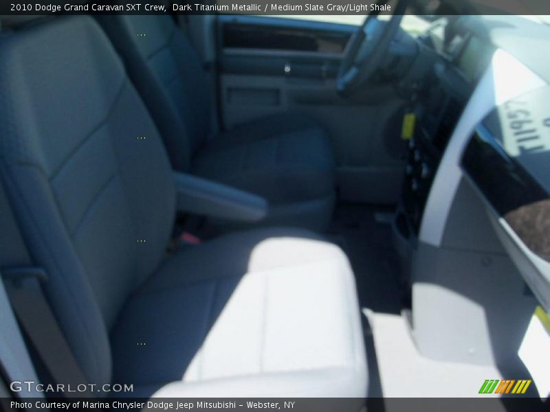 Dark Titanium Metallic / Medium Slate Gray/Light Shale 2010 Dodge Grand Caravan SXT Crew