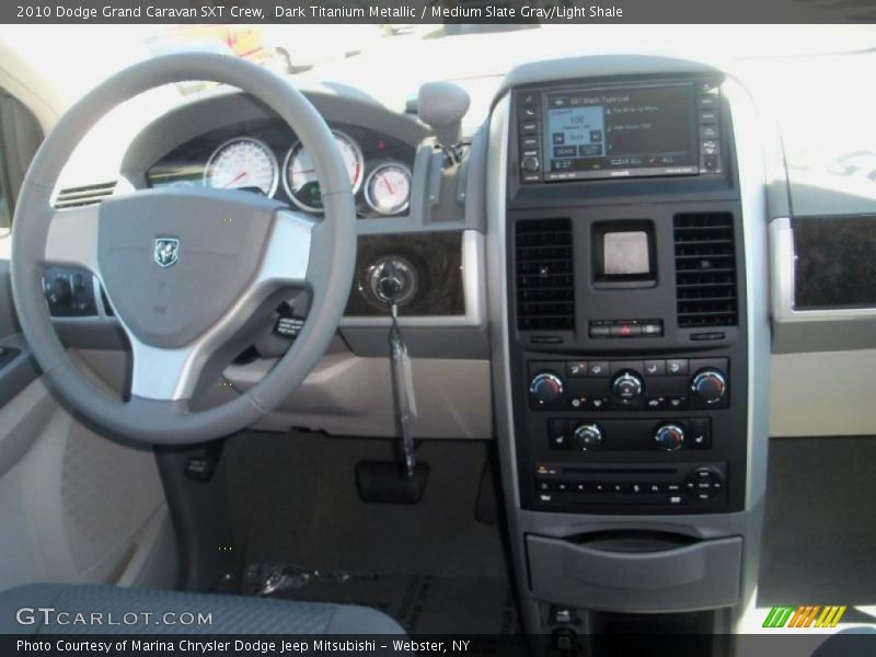 Dark Titanium Metallic / Medium Slate Gray/Light Shale 2010 Dodge Grand Caravan SXT Crew