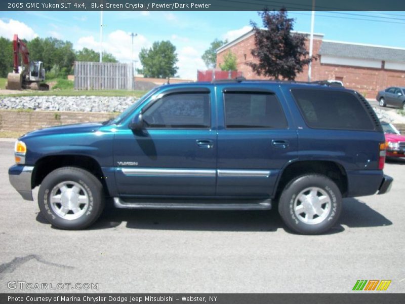 Blue Green Crystal / Pewter/Dark Pewter 2005 GMC Yukon SLT 4x4