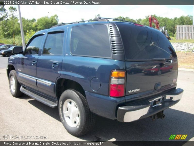 Blue Green Crystal / Pewter/Dark Pewter 2005 GMC Yukon SLT 4x4