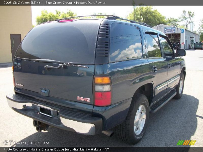 Blue Green Crystal / Pewter/Dark Pewter 2005 GMC Yukon SLT 4x4
