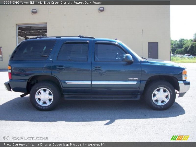 Blue Green Crystal / Pewter/Dark Pewter 2005 GMC Yukon SLT 4x4