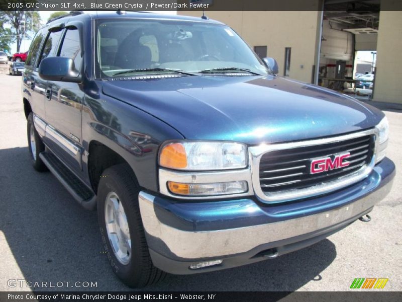 Blue Green Crystal / Pewter/Dark Pewter 2005 GMC Yukon SLT 4x4