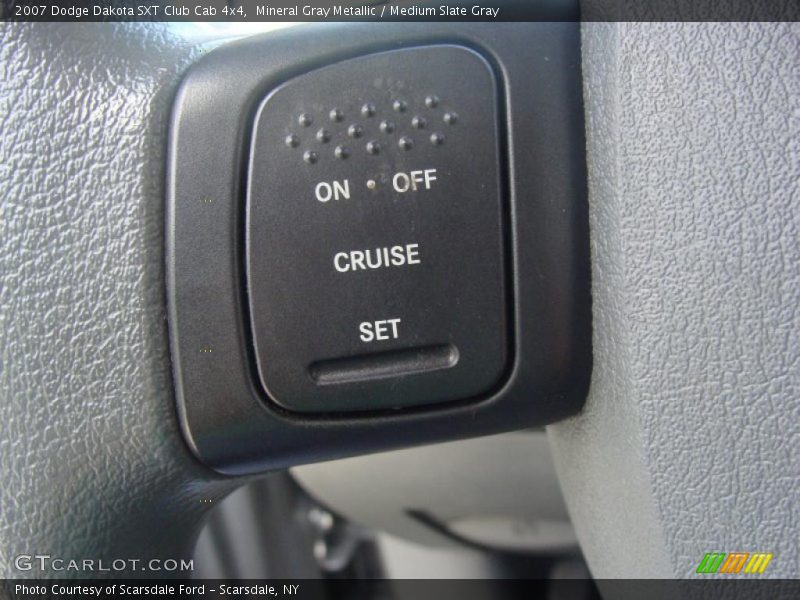 Mineral Gray Metallic / Medium Slate Gray 2007 Dodge Dakota SXT Club Cab 4x4
